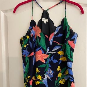 Floral Scalloped Cami Top